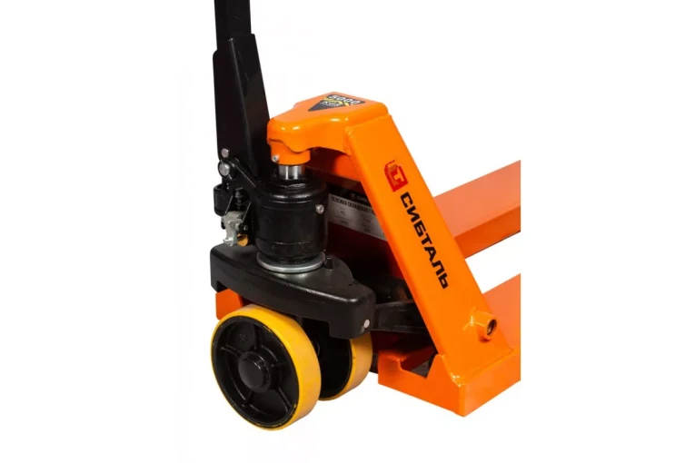 Гидравлическая тележка (рокла) ACR, 5 т, Вилы: 1150 Х 550, СибТаль, полиуретановые колеса купить в Волгограде