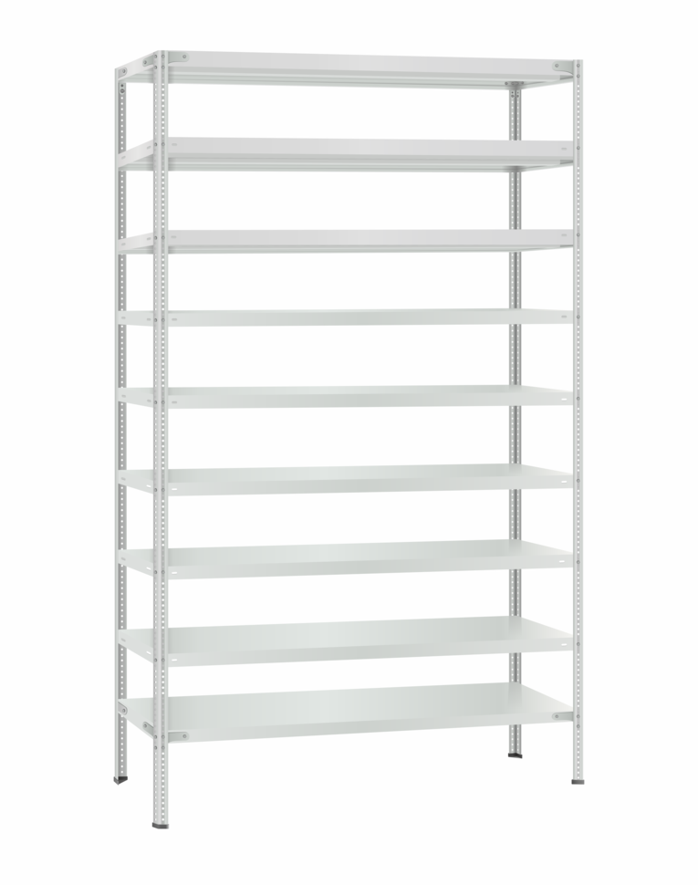 Стеллаж металлический Титан МС-500 3000х1200х300 9 полок купить в Волгограде Стеллаж металлический Титан МС-500 3000х1200х300 9 полок купить в Волгограде