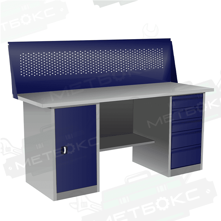 Верстак с тумбой и драйвером ВП-4/1,6 с экраном купить в Волгограде Верстак с тумбой и драйвером ВП-4/1,6 с экраном купить в Волгограде